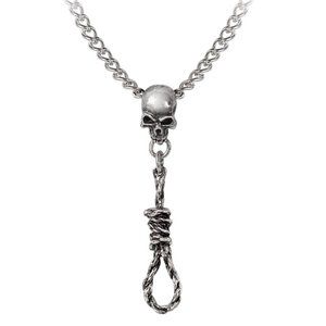 Alchemy Gothic Noose Around Your Neck Pendant Skull Necklace NWT